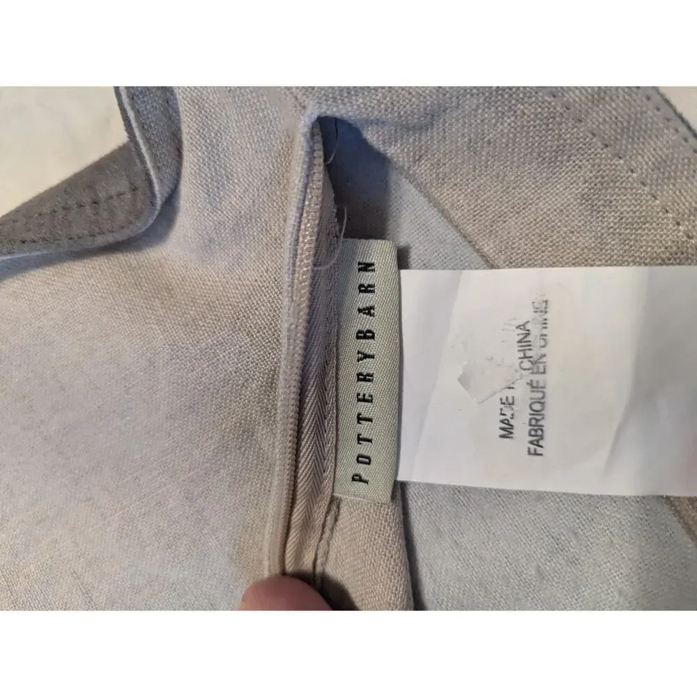 pottery barn pillow covers 2- 24 x 24